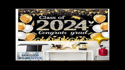 1.5M X1M 2024 Graduation Season Decorative Background Cloth Party Photography Background Review