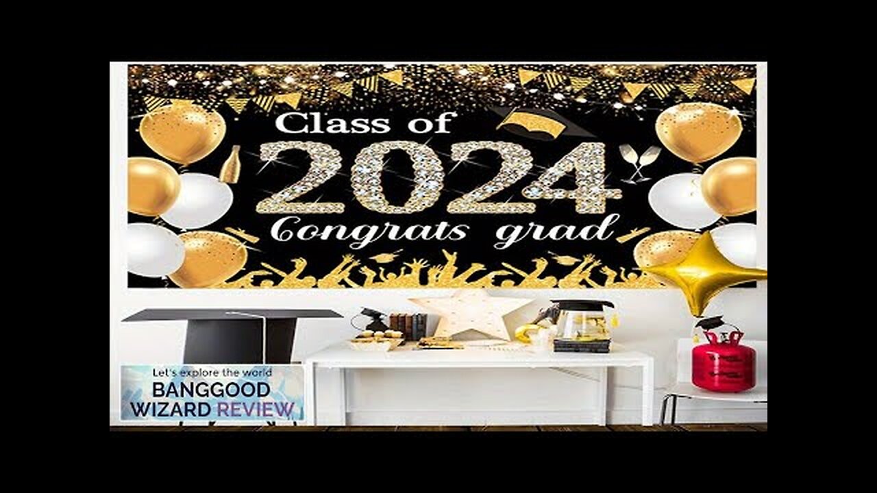 1.5M X1M 2024 Graduation Season Decorative Background Cloth Party Photography Background Review