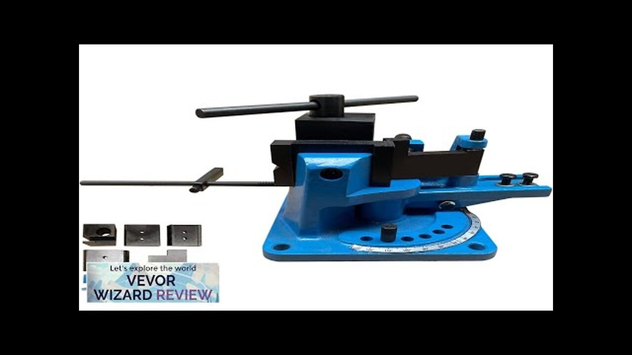 VEVOR UB-100 Manual Flat Steel Universal Metal Rebar Bender Angle Iron 120 Review