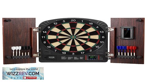 VEVOR Dartboard and Cabinet Set Complete with All Accessories Easy Assembly Review