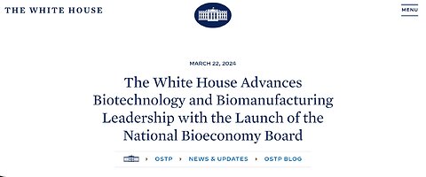 DO YOU EVEN KNOW WHAT THE "BIOECONOMY" WHITEHOUSE ORDER REALLY IS?