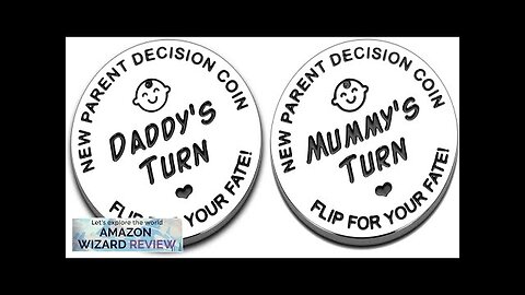 New Baby Gift for Parent Mom Daddy Funny Decision Coin for Women Review