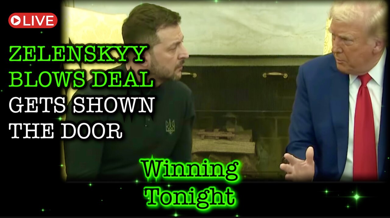 🚨 Winning Tonight (2/28/25) - Zelenskyy BOOTED from WH and His INSANE Response + Ron Paul on DOGE! 🔥