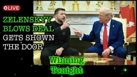 🚨 Winning Tonight (2/28/25) - Zelenskyy BOOTED from WH and His INSANE Response + Ron Paul on DOGE! 🔥