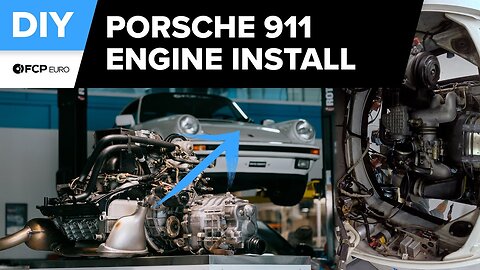 Porsche 911 Engine Removal & Install DIY Pt. 2 (1984-1989 Porsche 911 3.2 Carrera)