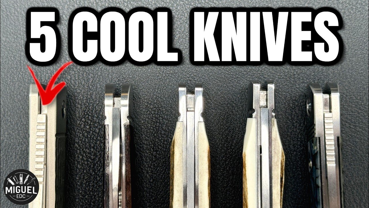 5 EXTREMELY Cool EDC Traditional Folding Knives You'll Want For Yourself!