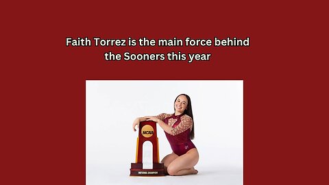 Faith Torrez is helping Sooners stay at 1 in women's gymnastics