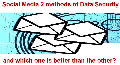 Social Media - the 2 methods for Data Security