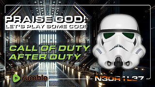 Praise God! Storm Trooper off Duty = Call of Duty