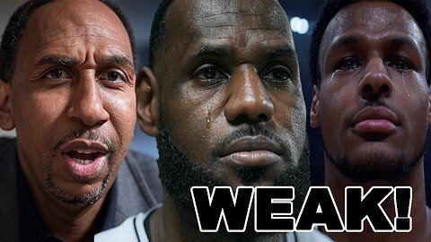 Stephen A EXPOSES Bronny James as SUPER WEAK! DESTROYS LeBron James for CURSING HIM OUT!