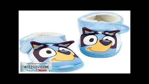 Bluey Slippers Kids Toddlers 3D Ears Strap Loungewear House Shoes Review