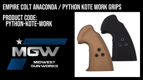 Empire Colt Anaconda / Python KOTE Work Grips - PYTHON-KOTE-WORK