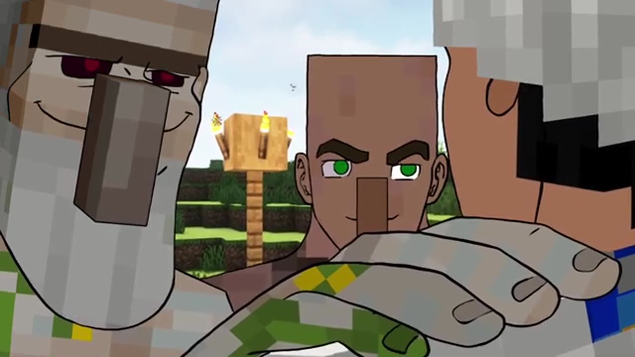 Iron Golems The Moment You Hit a villager.