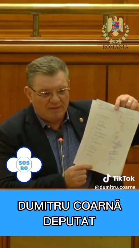 S.O.S. ROMÂNIA A DEPUS MOȚIUNE DE CENZURĂ ÎMPOTRIVA GUVERNULUI CIOLACU!