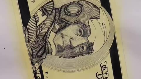 Hand-drawn Iron Man-style Franklin commemorative banknote