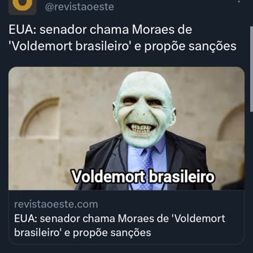 ALEXANDRE NAZISTA DE MORAES O 'Voldemort brasileiro'