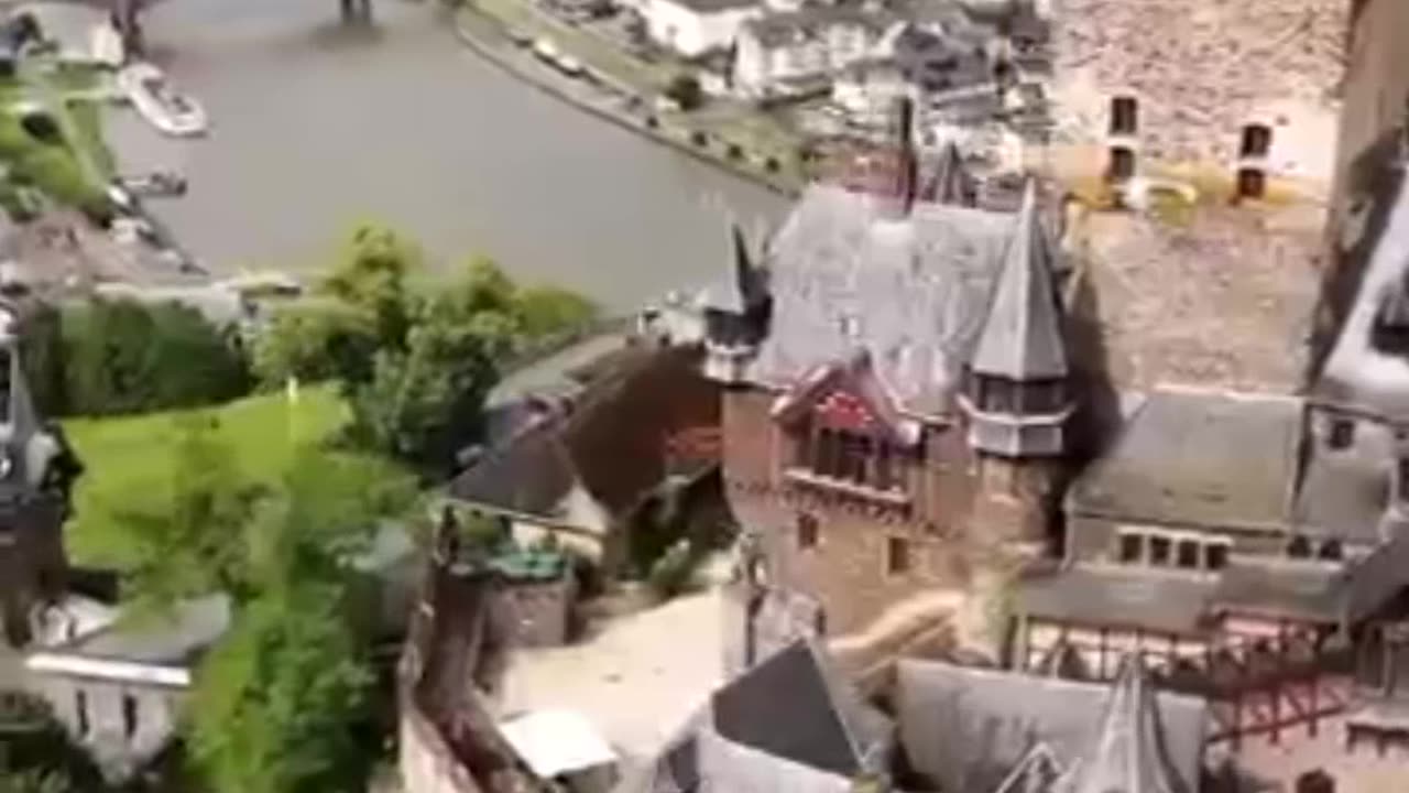 Cochem Castle From Above 🏰✨