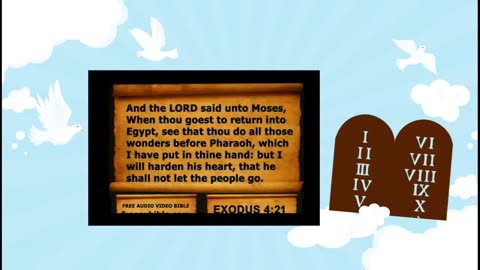 Audio Bible with KJV text Exodus Chapter 4