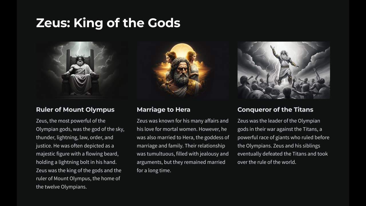 Zeus: King of Gods