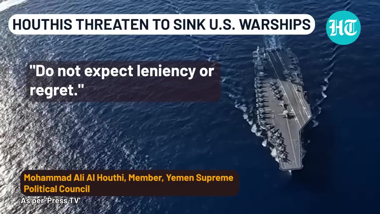 Houthis Scare US Military With New Plan: Sinking American Warship After 'Shooting Down' Fighter Jet?