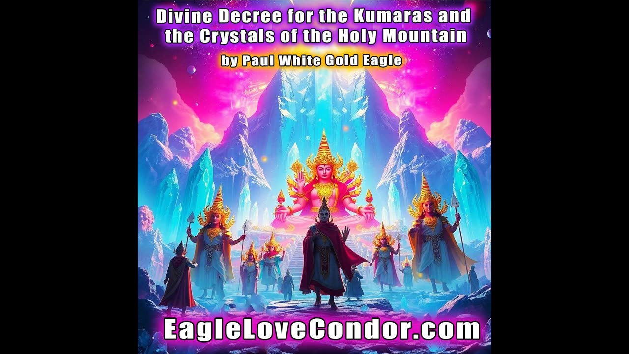 Divine Decree for the Kumaras & the Crystals of Holy Mountain with Paul White Gold Eagle #kumara 🕉