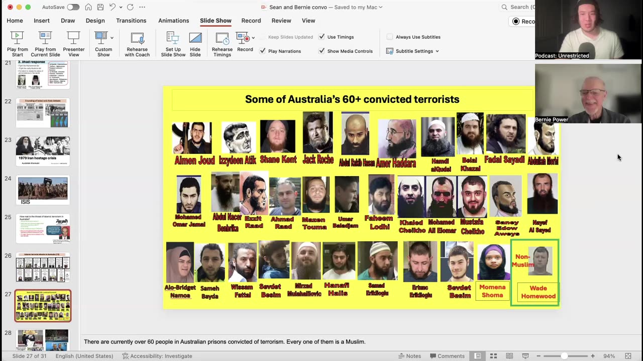 Ep. #1 - Part 7: Australian Jihadists/Dr. Power's experiences with convicted terrorists.