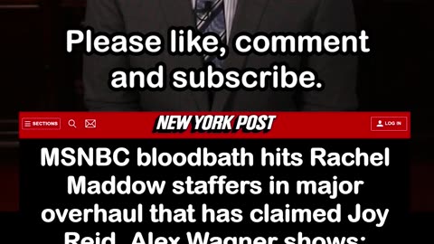 Rachel Maddow Meltdown Over Losing Staff at MSNBC