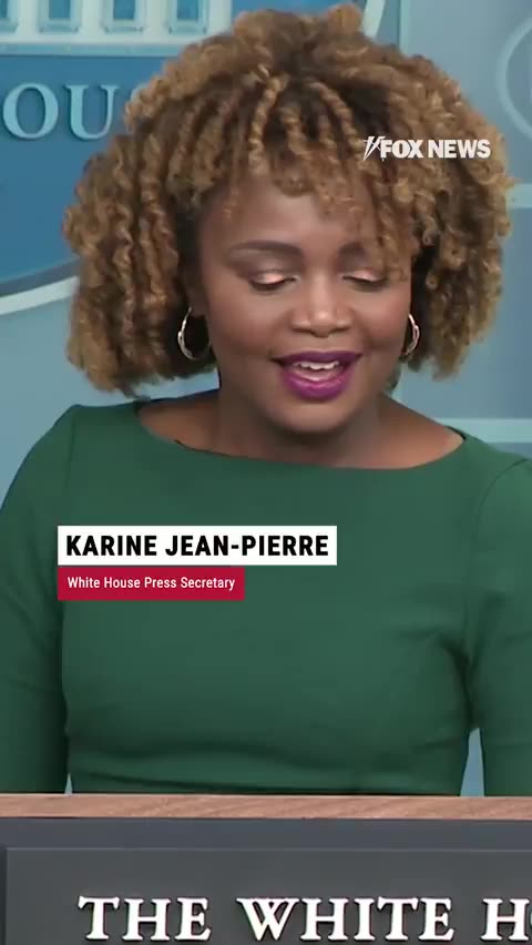 Karine Jean-Pierre admits no one in the Democrat Party knows who will lead the party in 2028...