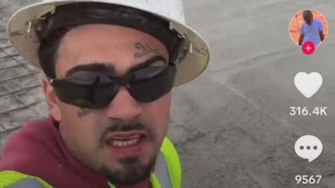 Illegal Alien construction worker in Houston Texas has a message for Donald Trump