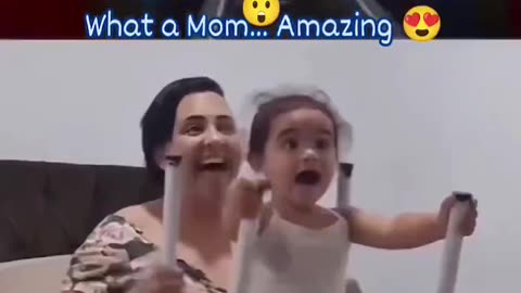 Amazing mom😁😁