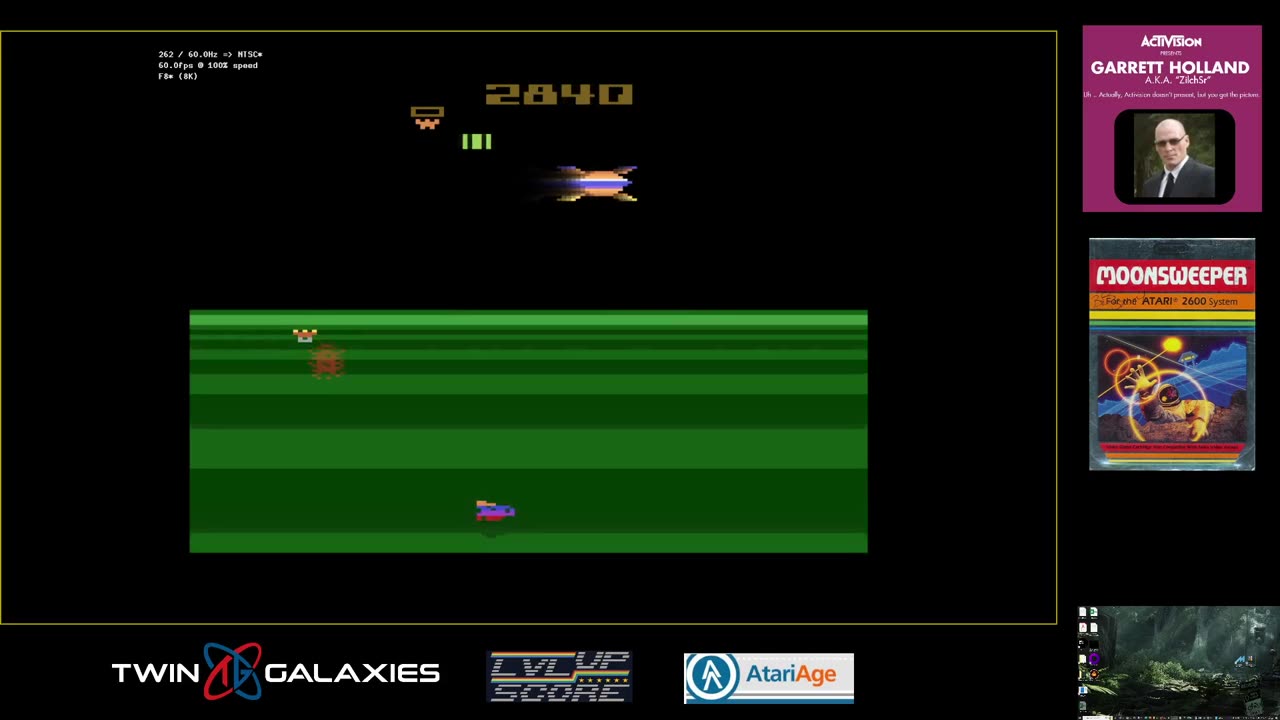 Atari 2600 EMU - Moonsweeper - Game 4-1 X/X - 25,715