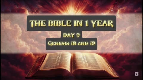 Day 9 of 365 (THE WHOLE BIBLE)