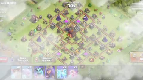 Clash of clan game play video || dragon attack