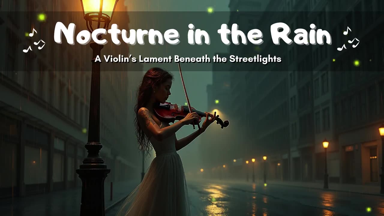 Nocturne in the Rain: A Melancholic Piano & Strings Lullaby 🌧️🎶