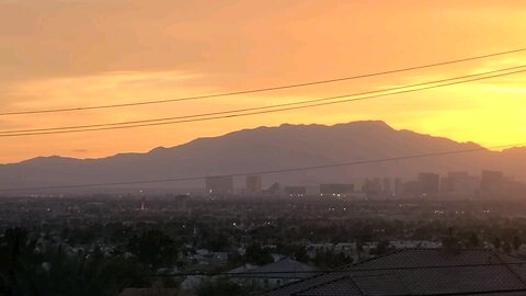 Did you see tonight's Las Vegas sunset? Check this out! 02.07.2025 #follow #lasvegas #weather