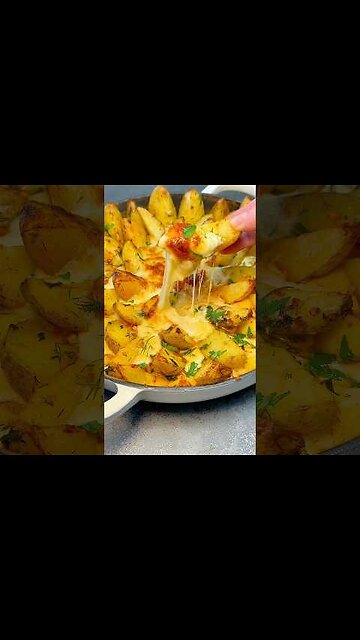 The CHEESIEST Potato Recipe Ever! 🧀🔥 So Crispy & Irresistible!