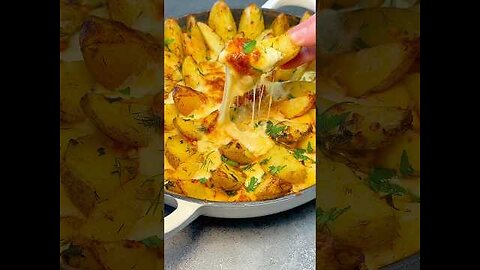 The CHEESIEST Potato Recipe Ever! 🧀🔥 So Crispy & Irresistible!