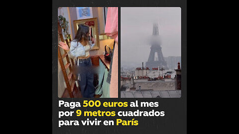 Paga 500 euros al mes por vivir en un piso minúsculo en el centro de París