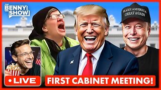 Trump_s First White House Cabinet Meeting LIVE Right Now _ Massive News Breaking