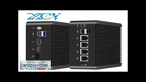 XCY Fanless Mini PC intel N100 J4125 J1900 N2830 N5105 4x 2.5G Review