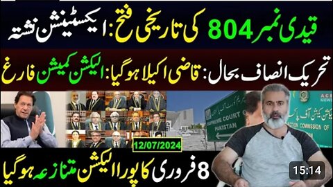 Major win pti as Supreme Court roles party eligible for reserve seat |Imran Riaz Khan VLOG