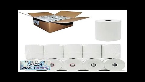 (50 Rolls 49 GSM) 3 1/8 x 230 Thermal Paper Receipt Review