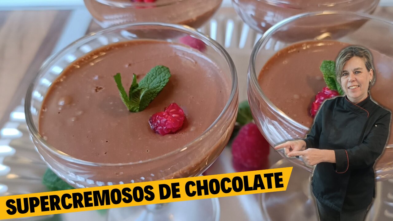 ¡Sólo 3 Ingredientes!🥰🍫. Sorprende a Todos con este SUPER CREMOSO de CHOCOLATE 😱🔥