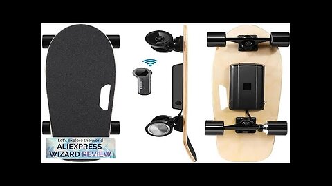 Electric Skateboards with Wireless Remote Control Max 12.4 MPH and 8 Miles Review