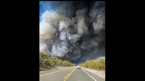 BREAKING: MASSIVE wildfires have broke out in Long Island, NY.