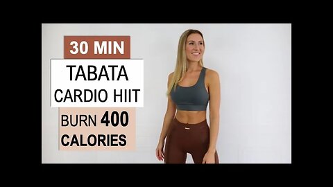 30 MIN Tabata Cardio HIIT | Burn 400 Calories | Super Motivating Music | High Intensity | Full Body