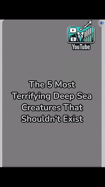 Top 5 Deep Sea Creatures That Shouldn’t Exist! 😱🌊 #DeepSeaCreatures #ScaryFacts