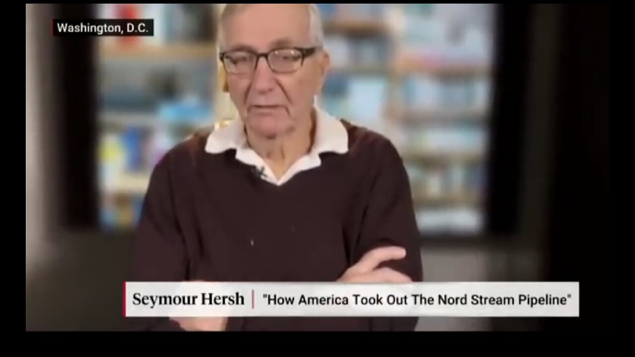 INTERVIEW Seymour Hersh on 'How America Took Out the Nord Stream Pipeline'