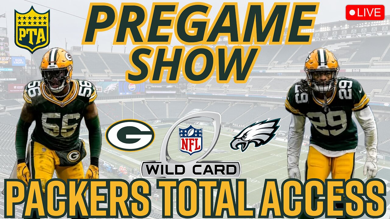 Packers Total Access | Green Bay Packers vs Philadelphia Eagles NFL Wildcard Playoff Live Pregame