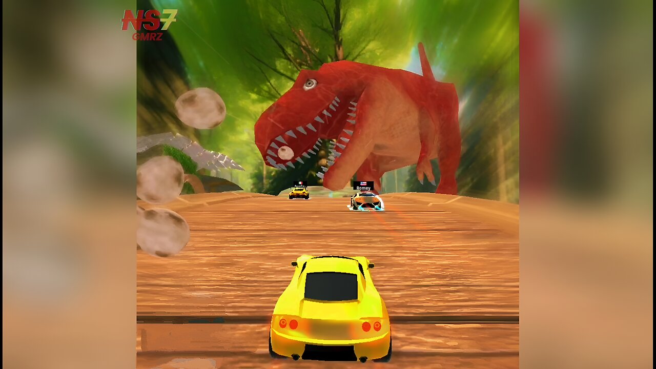 Dinosaur in Car Race - Car Racing 3D - Android Gameplay - @NS7GMRZ